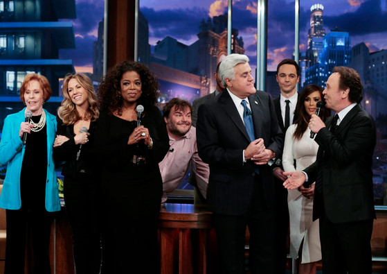 Jay Leno, Oprah Winfrey. Kim Kardashian, Billy Crystal Jay Leno, Oprah Winfrey. Kim Kardashian, Billy Crystal